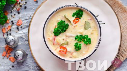 суп из плавленых сырков