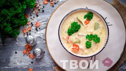 суп из плавленых сырков