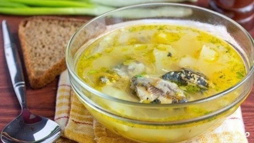 Рецепт суп из сардины