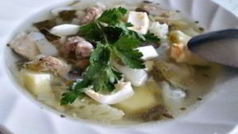 суп из щавеля и капусты