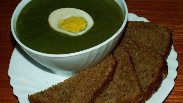 Рецепт Суп из шпината для похудения