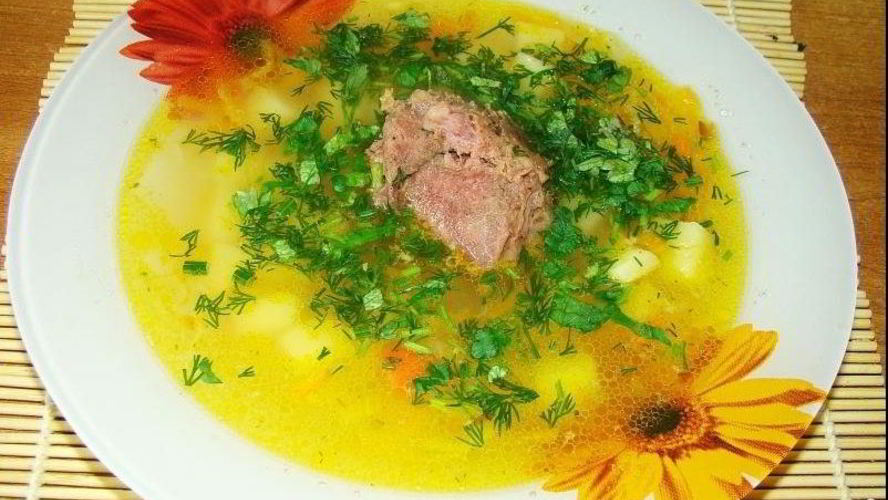 Рецепт суп из тушенки