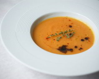 Бархатный суп-пюре из тыквы