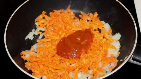 чечевичный суп-пюре с тофу