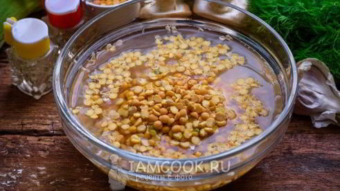 гороховый суп-пюре с копченостями