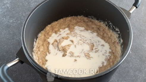 грибной суп-пюре с курицей