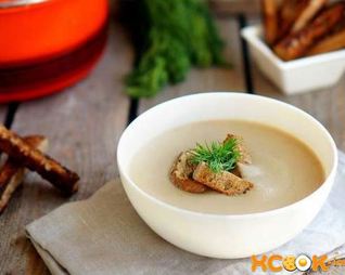 Грибной суп-пюре со сливками