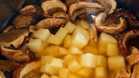 грибной суп-пюре со сливками