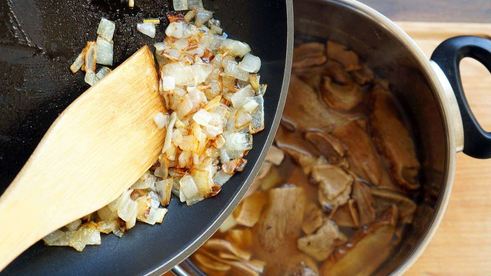 грибной суп-пюре со сливками