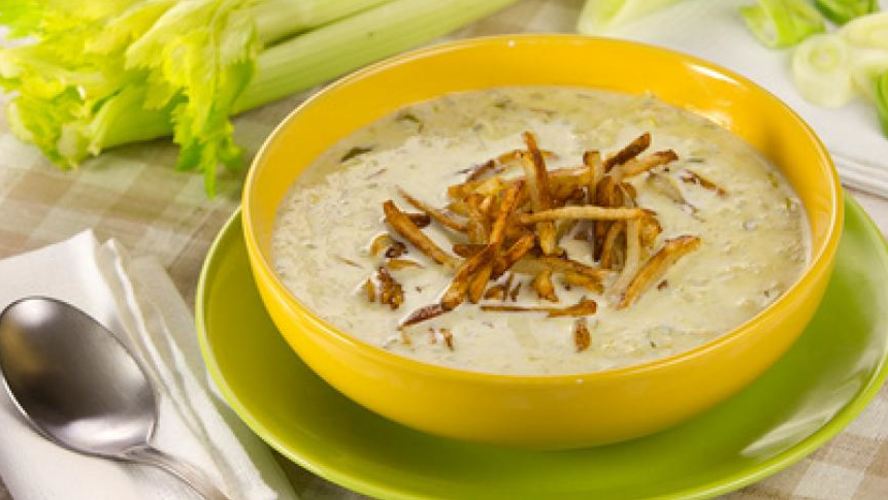 Рецепт картофельно-овощной молочный суп-пюре