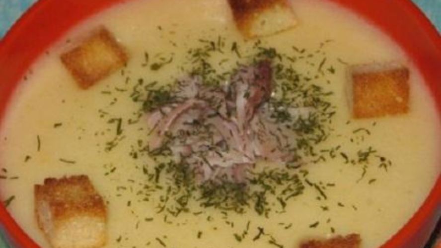 Рецепт картофельный суп-пюре с сыром