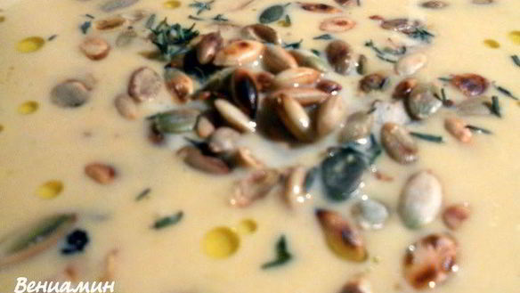 Рецепт Кукурузный суп-пюре с бататом