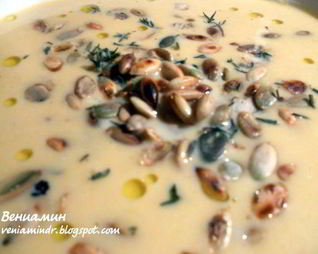 Кукурузный суп-пюре с бататом