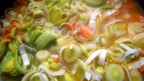 кукурузный суп-пюре с бататом