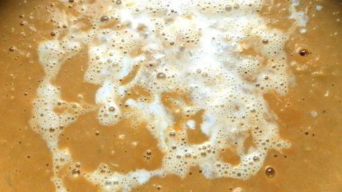 кукурузный суп-пюре с бататом