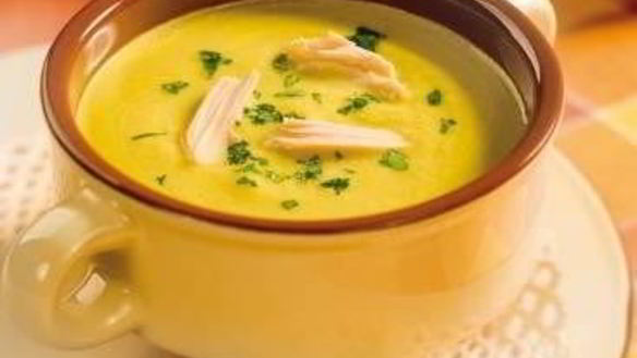 Рецепт Овощной суп-пюре на курином бульоне