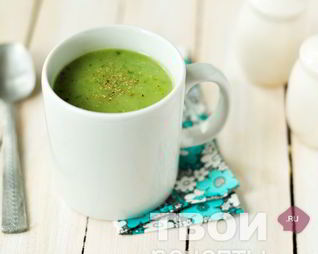 Овощной суп-пюре с базиликом