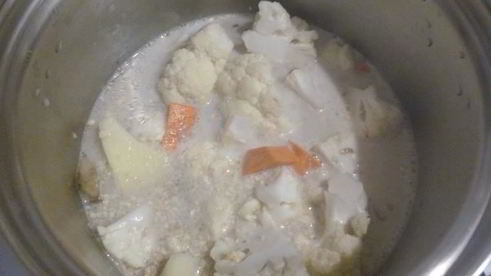 овощной суп-пюре с шампиньонами