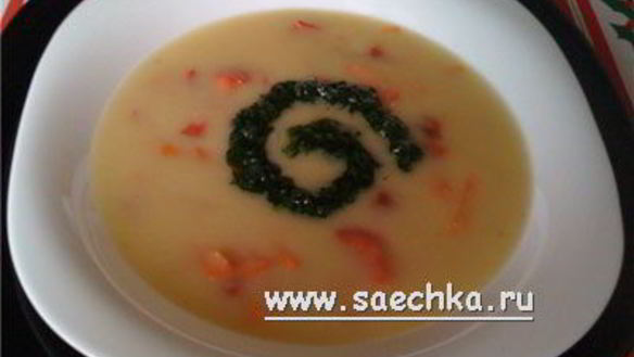 Рецепт Постный суп-пюре из печеных овощей