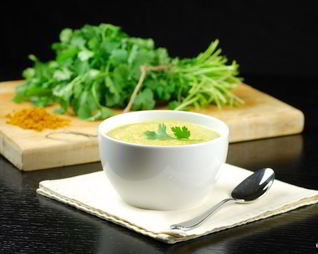 Простой суп-пюре из цветной капусты