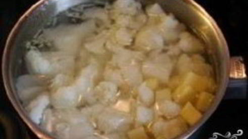 простой суп-пюре из цветной капусты