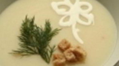 простой суп-пюре из цветной капусты