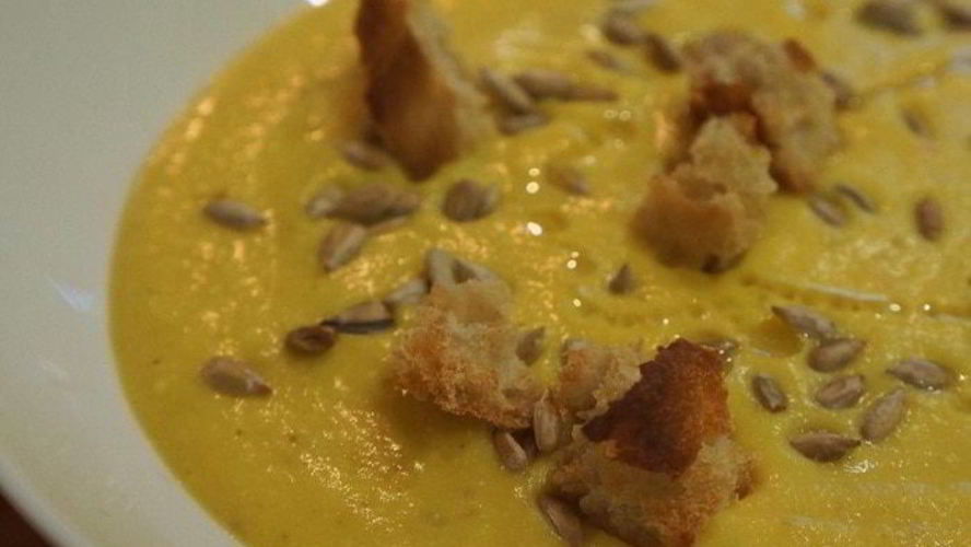 Рецепт пряный суп-пюре из тыквы золотая осень