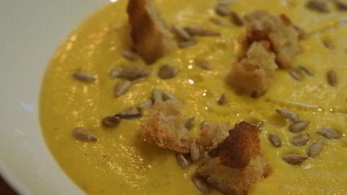 пряный суп-пюре из тыквы золотая осень