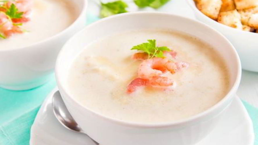 Рецепт сливочный рыбный суп-пюре
