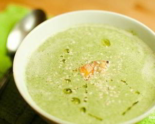 Суп-пюре из брокколи без картофеля