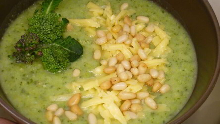 Рецепт суп-пюре из брокколи и картофеля