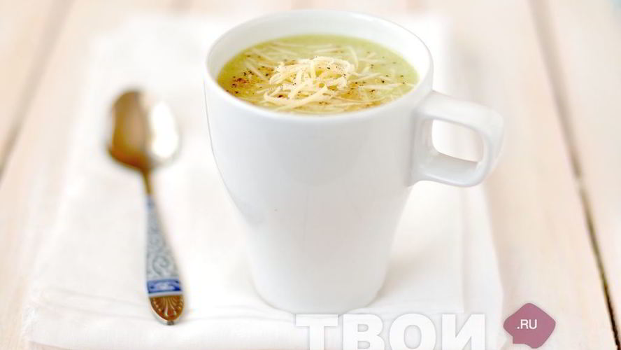 Рецепт суп-пюре из брокколи с картофелем и сыром