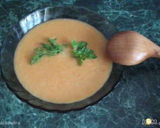 Суп-пюре из чечевицы по-турецки