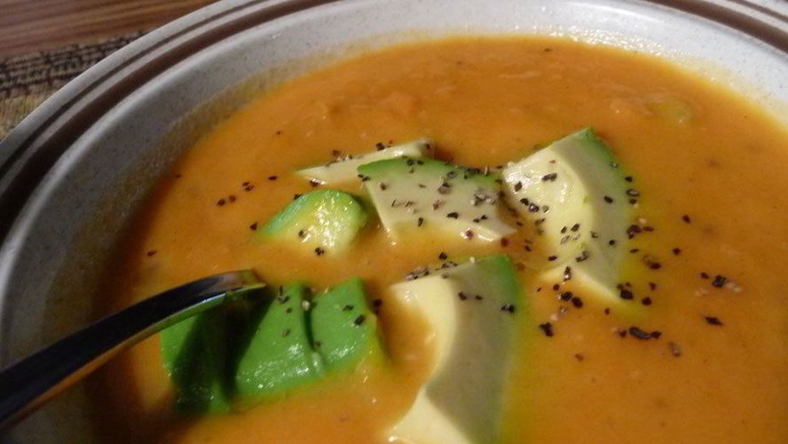 Рецепт суп-пюре из картофеля с авокадо