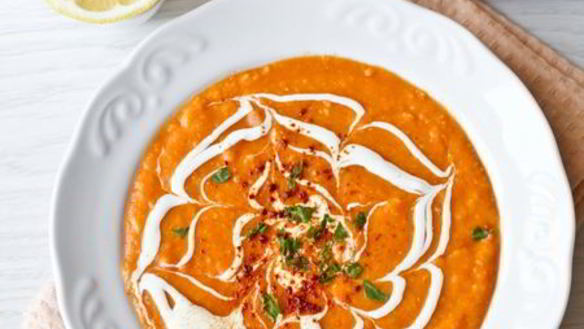 Рецепт Суп-пюре из красной чечевицы