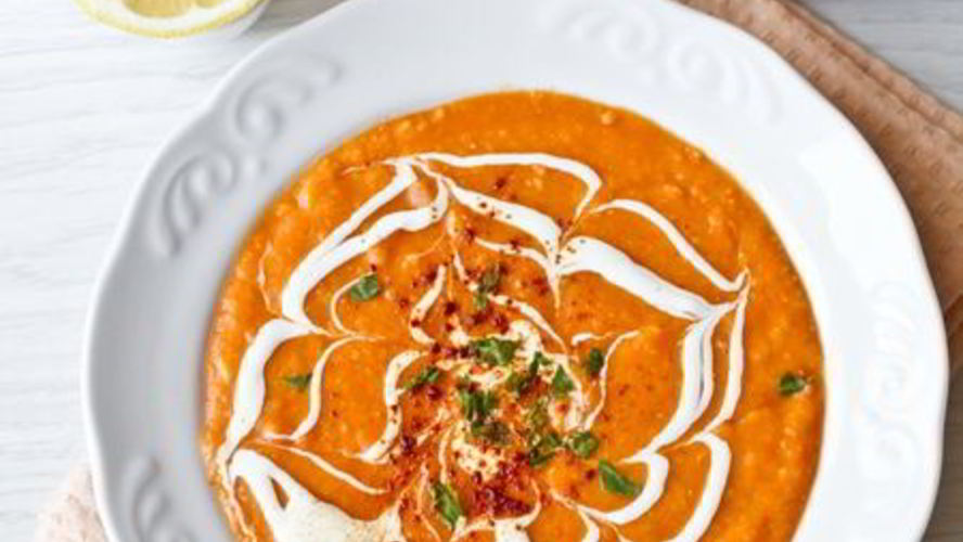 Рецепт суп-пюре из красной чечевицы