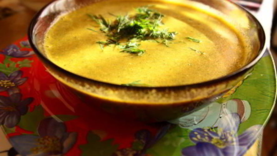 Рецепт суп-пюре из моркови и шпината