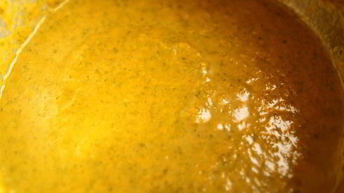 суп-пюре из моркови и шпината