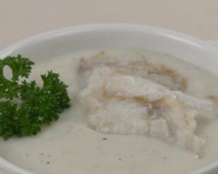 Суп-пюре из пикши с овощами