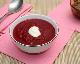 Суп-пюре из свеклы