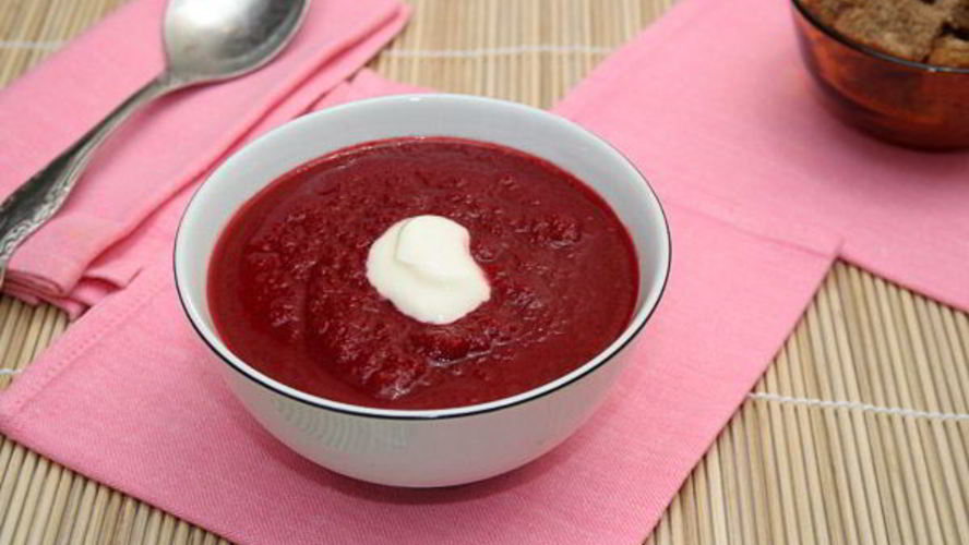 Рецепт суп-пюре из свеклы