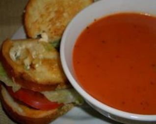Суп-пюре из томатного сока