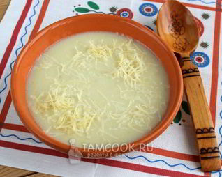 Суп-пюре из цветной капусты с луком