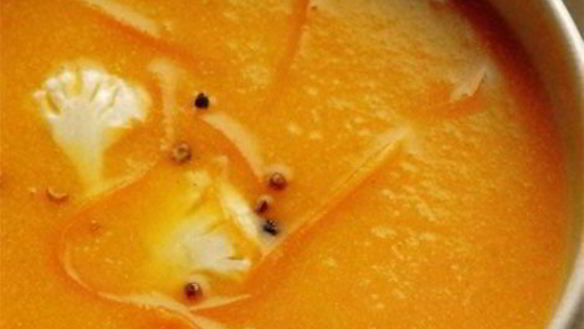 Рецепт Суп-пюре из цветной капусты с морковью