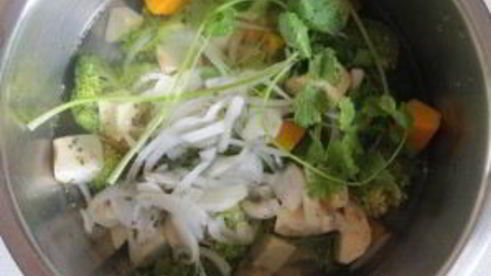 суп-пюре из тыквы и брокколи