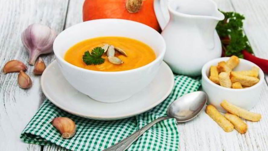 Рецепт суп-пюре из тыквы с кокосовым молоком