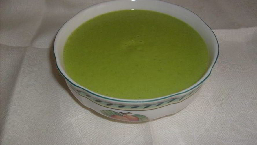 Рецепт суп-пюре из зеленого горошка
