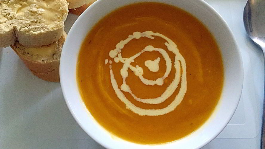 Рецепт суп-пюре из желудевой тыквы