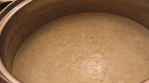 суп-пюре с грибами