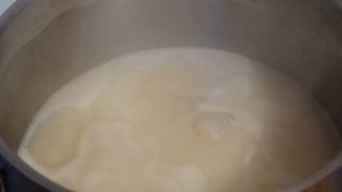 суп пюре с молодым картофелем и кукурузой